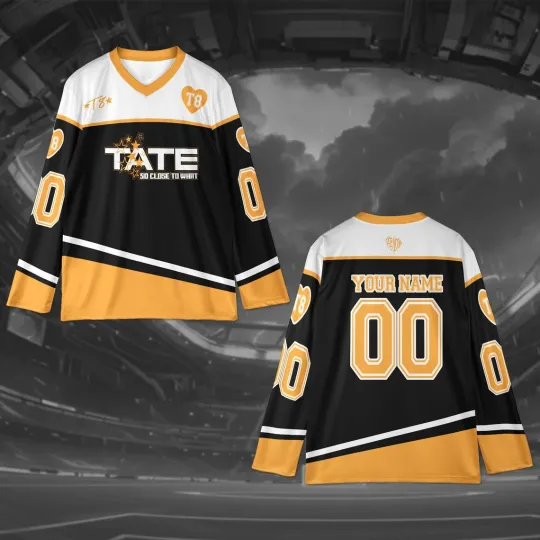 Discover Tate McRae T8 Logo Miss Possessive Tour Hockey Jersey