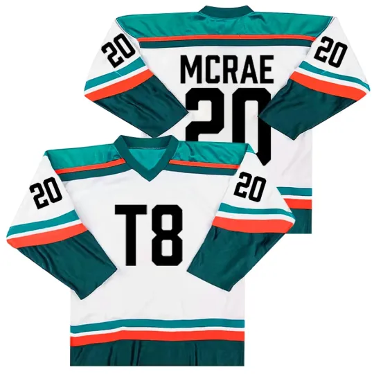 Discover Tate McRae 20 Jersey Think Later World Tour Men's Hockey Jersey