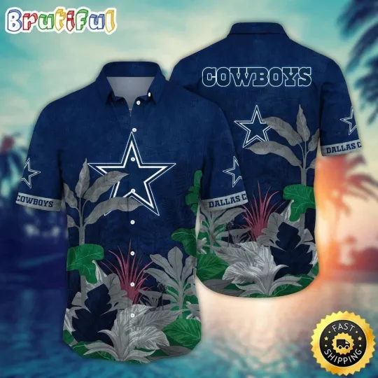Discover Dallas Football Cowboyss Team Hawaiian Shirt Button Down Unisex