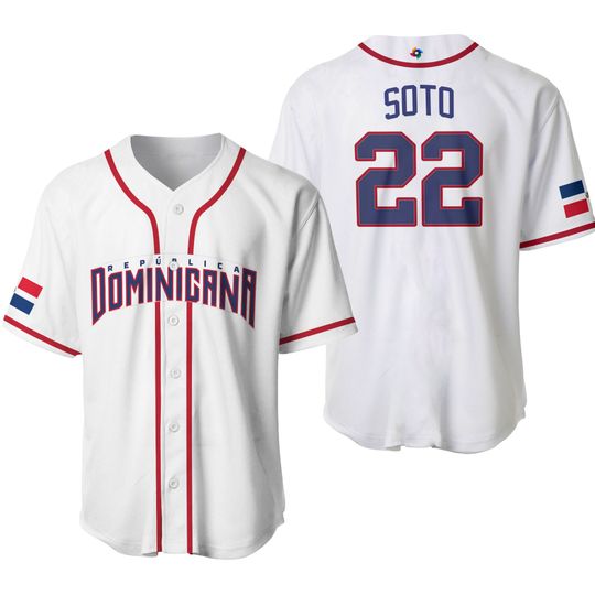 Dominican Republic Juan Soto White 2026 World Baseball Classic Jersey