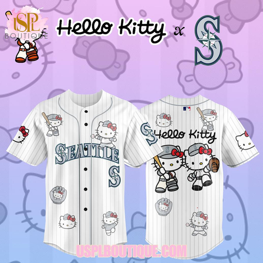 Discover Seattle Mariners x Hello Kitty Classic Design 2026 Jersey