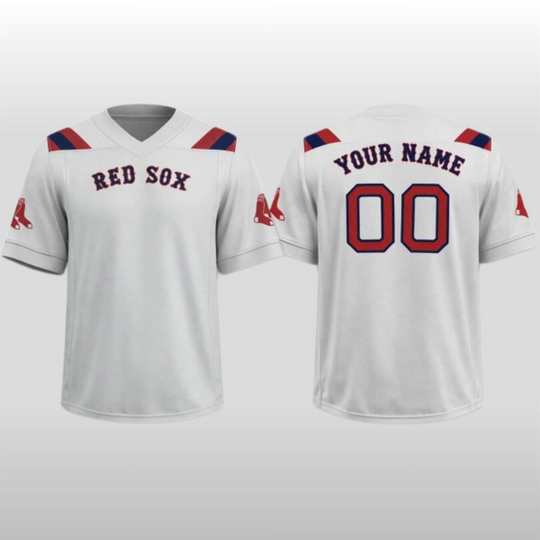 Personalized Boston Red Sox Football Jersey 2026