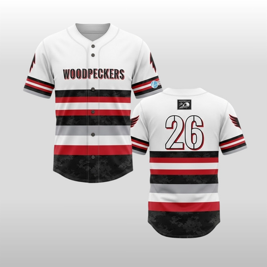Discover 2026 Fayetteville Woodpeckers Black Ops Jersey