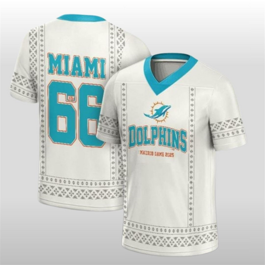 Discover Dolphins In Madrid Game Jersey