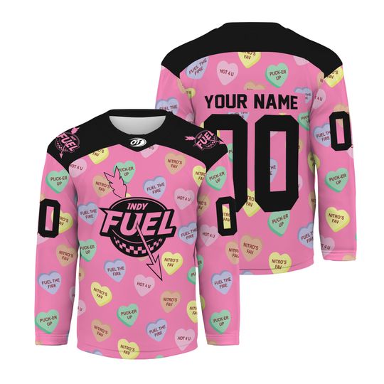 Indy Fuel x Valentine Day 2026 Personalized Hockey Jersey