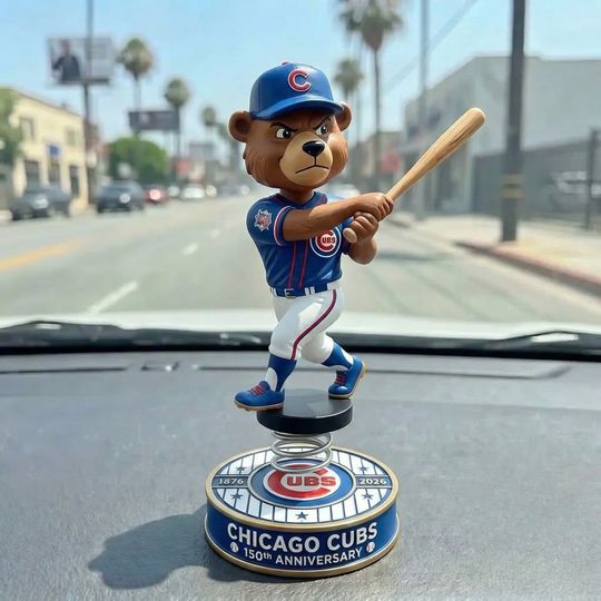 CHICAGO CUBS 150TH ANNIVERSARY COLLECTIBLE BOBBLEHEAD