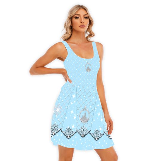 Snow Queen Elsa Women's Skater Dress