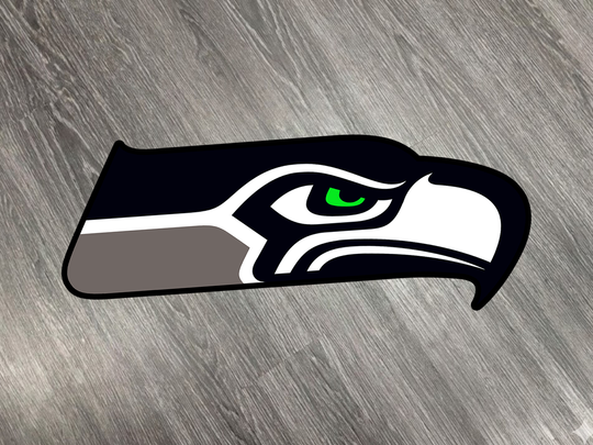 Seattle Seahawks Shaped Rug