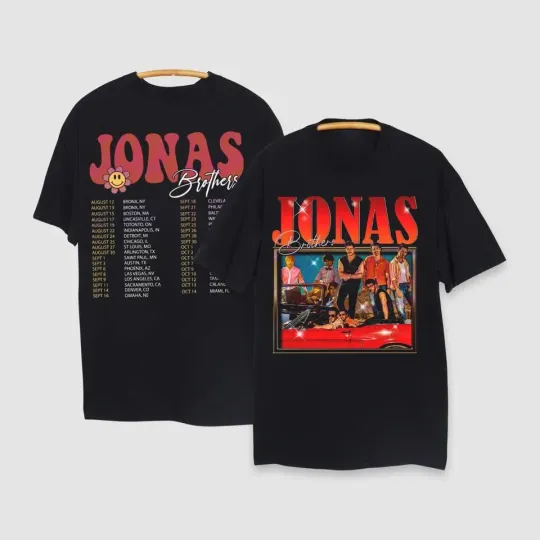 Discover Jonas Brothers 2023 Tour Shirt