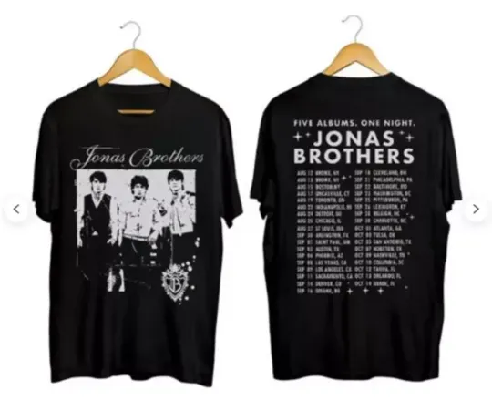 Discover Jonas Brothers 2023 Tour Shirt