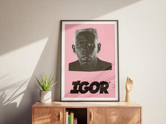 Discover Tyler The Creator IGOR Album Poster, Hip Hop Wall Art, Dorm Room Decor, Fan Gift