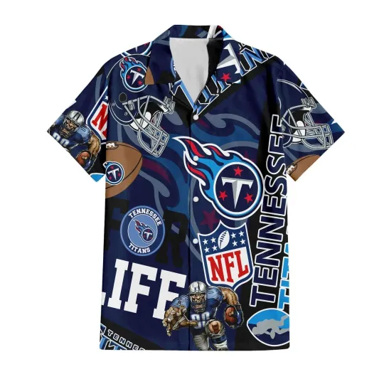 Discover Tennessee Football Team Titanss Custom Limited Edition For Life Hawaiian Shirt ,