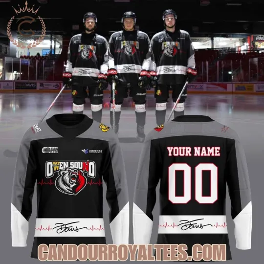 Discover Personalized Owen Sound Attack TDBeAT 2026 Hockey Shirt Men's Fan Gear