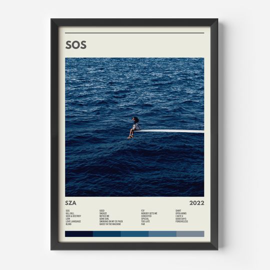 SZA - SOS - Album Poster