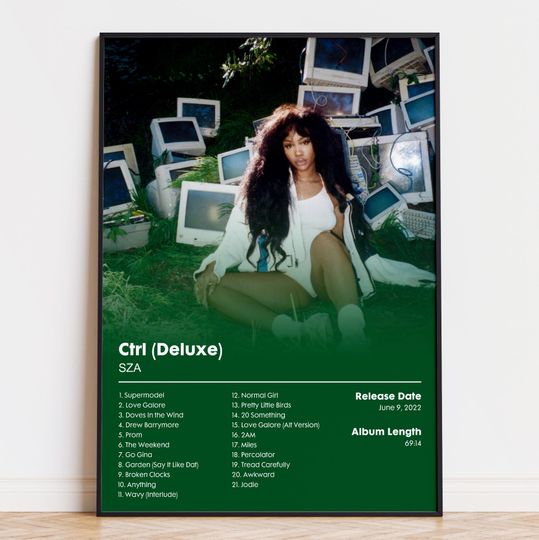 SZA - Ctrl Deluxe - Album Poster