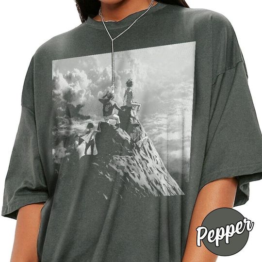 Discover The Mountain Vintage Shirt, Gorillaz Band Shirt, Gorillaz Tour Bootleg Tee