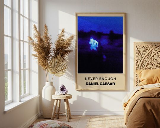 Discover Daniel Caesar Poster, Never Enough Album Poster, Music Poster, Album Cover Poster, Music Gift, Room Decor
