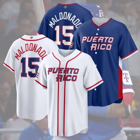 Discover Martín #15 Maldonado Puerto Rico Baseball 2026 Classic AOP Gift Fan