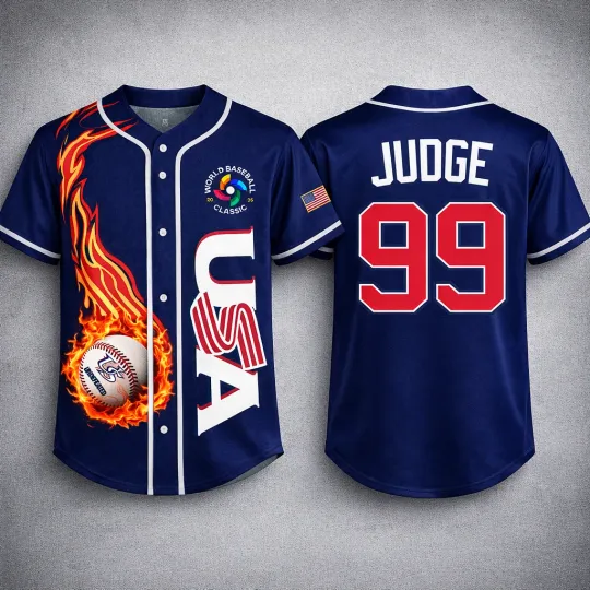Discover Personalized 2026 World Baseball Classic USA Team Baseball Classic - Navy