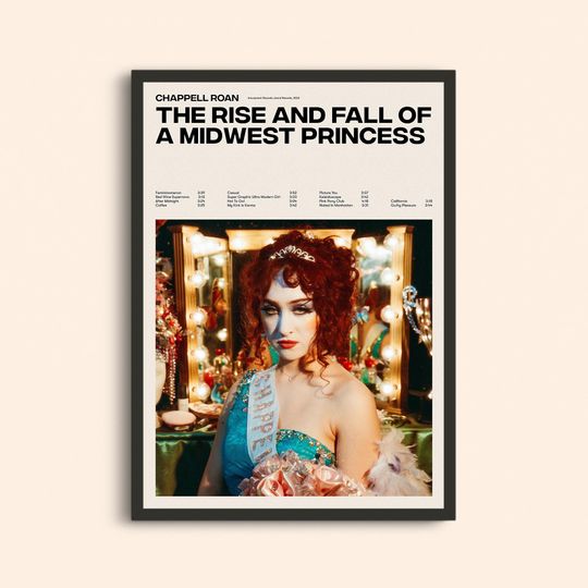 Fan Art Chappell Roan The Rise And Fall Of A Midwest Princess Gicle Poster