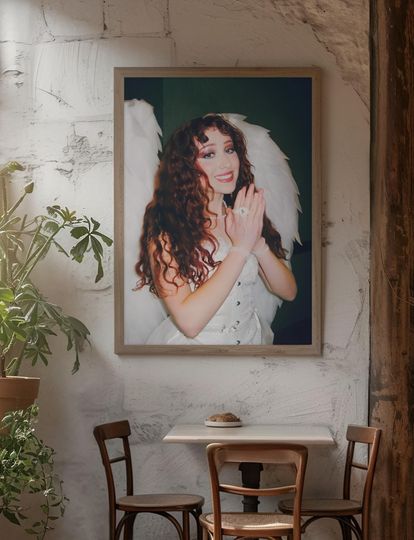 Discover Chappell Roan Poster, Angel Aesthetic Glam Poster, Pop Music Lover Gift, Room Decor