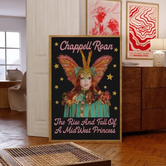 Chappell Roan The Rise And Fall Of A Midwest Princess Poster, Chappell Roan Poster, Music Wall Art, Fan Girl Poster