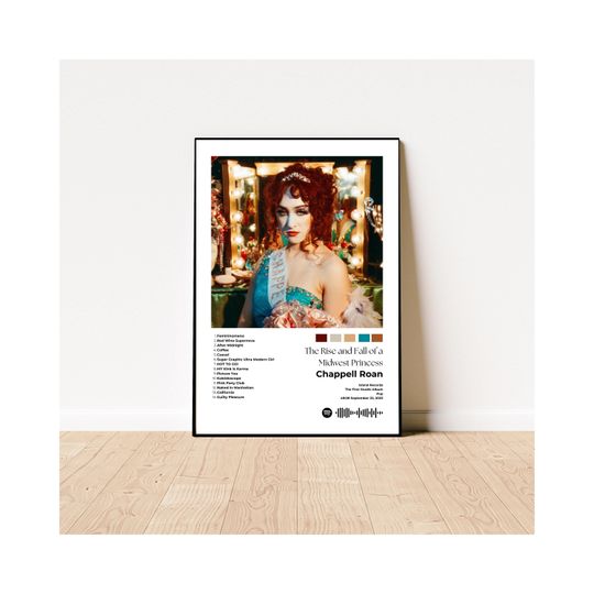 Chappell Roan 2023 Album Cover Poster, Pop Prints The Rise and Fall of a Midwest Princess Album Poster