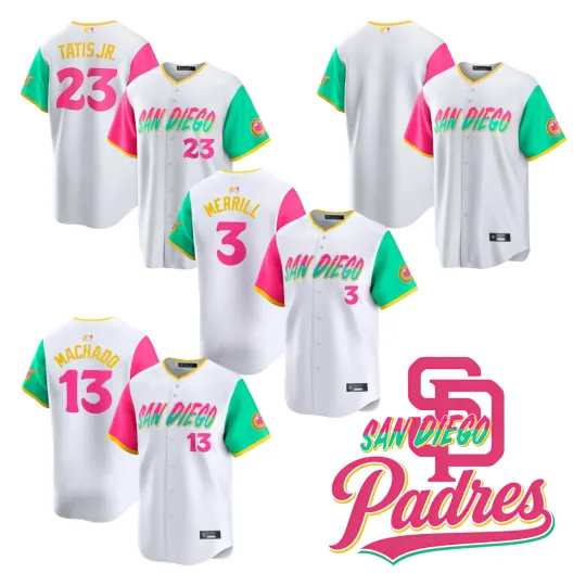 Discover Men/Youth Padress White 2025 City Connect Limited Jersey Baseball Jersey