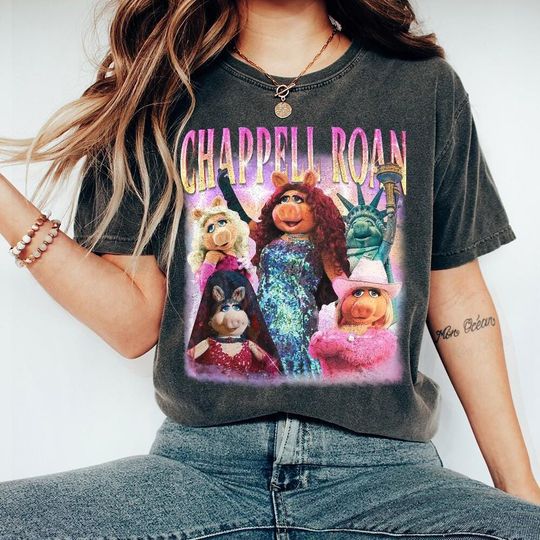 Discover Chappell Roan Shirt, Miss Piggy Chappell Roan Bootleg Music Retro Tee, Gift For Fan