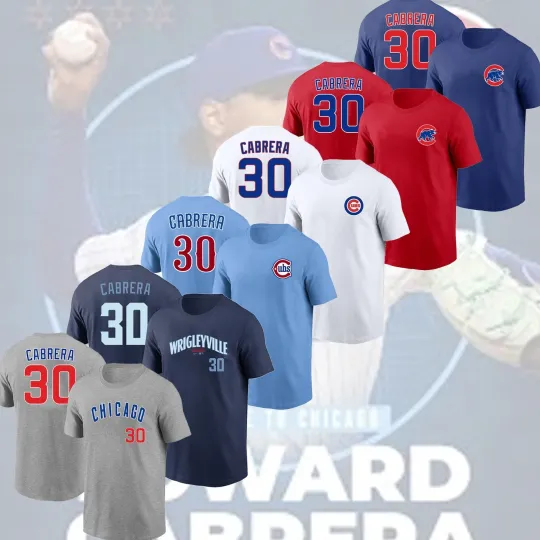 Edward Cabrera #30 Chicago Cubs 2026 Name & Number Gift For Fans