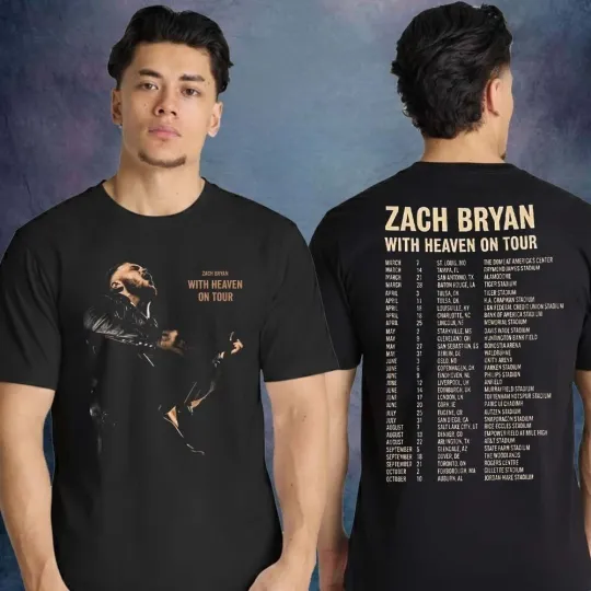 Discover With Heaven On Tour 2026 Guitar Photo T-Shirt