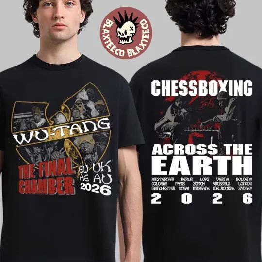 Discover Wu Tangg Clan The Final Chamber 2026 Tour Merch Chessboxing T-Shirt