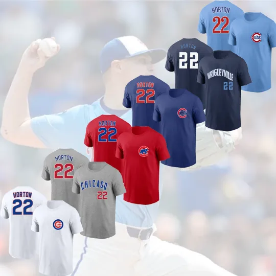 Cade Horton #22 Chicago Cubs Name & Number for Fan