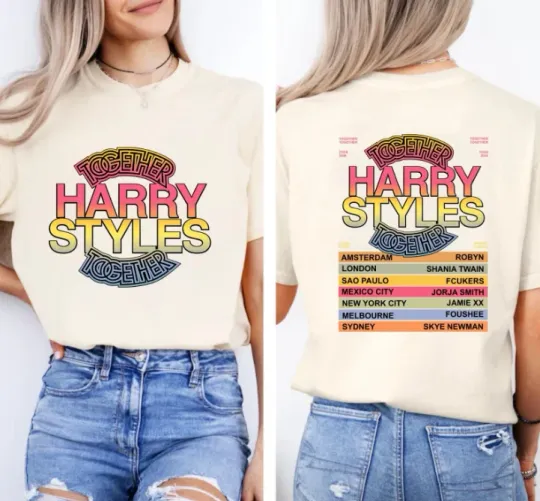 Discover Harry Together Tour 2026 T-Shirt Fullsize S-5Xl