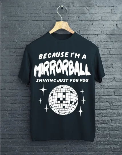 Swift folklore Mirrorball ‘Im a Mirrorball’ T-Shirt Merch Eras Tour