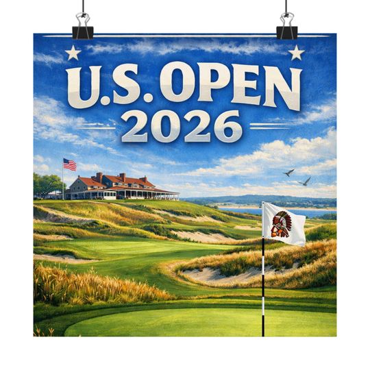 Discover U.S. Open 2026 Golf Course Poster