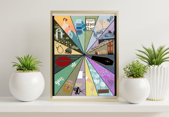 Discover Folklore Print | Swift Print | Digital Download | Folklore Album Illustration | Songs as Art | Folklore Merch | Cardigan Print |