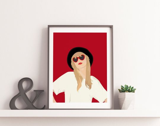 Discover Swift Inspired Print Digital, Swift Illustration, Swift Poster, Folklore Print, Folklore Poster