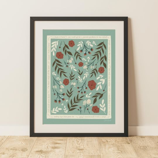 Discover tswift subtle lyric art print || "i hate it here" tortured poets quote