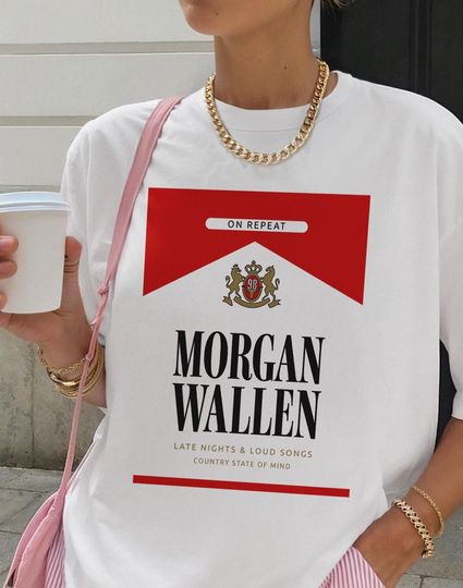 Discover Wallen Western Country Music Aesthetic Tee, Unisex Western Style Shirt