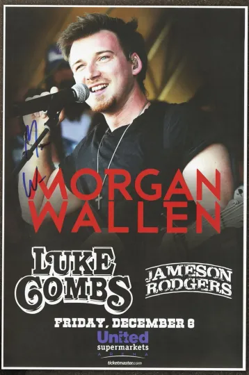 Discover Wallen Western Autographed Gig Poster