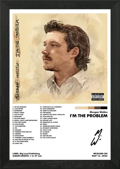 Wallen Western I'm The Problem Wall Art Poster Print Picture