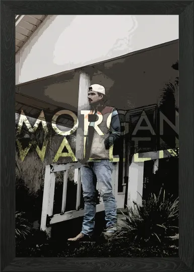 Discover Wallen Western Portrait Wall Art Poster Print Picture