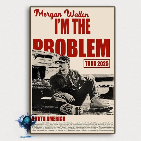 Wallen Western 'I'm The Problem' Tour 2025 Poster