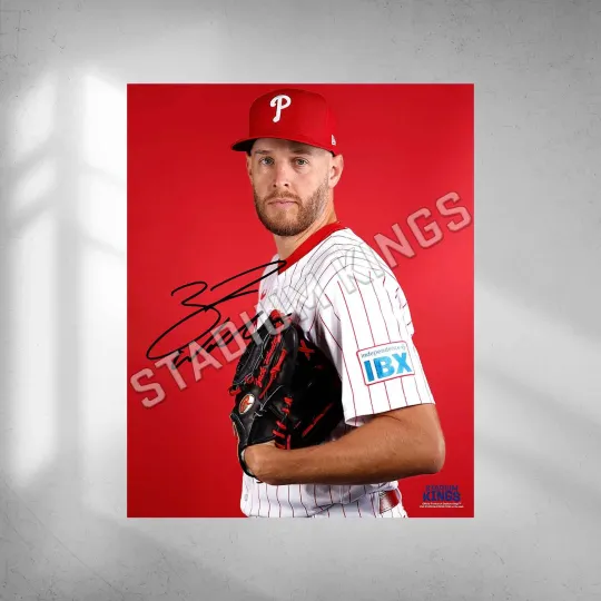 Zack Wheeler Phillies Autograph Reprint Photo Baseball Signature
