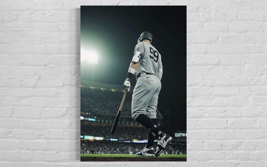 Discover Aaron Judge Poster, Sports Decor, Baseball Wall Art