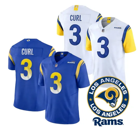 Discover Ramss Men's #3 Kamren Curl Limited Player Jersey