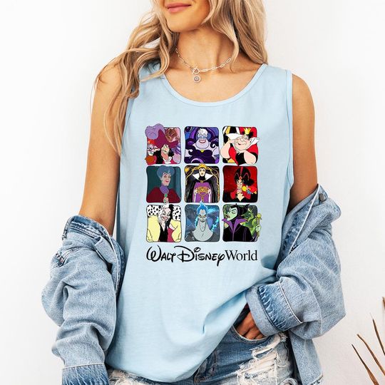Discover Disney Villains Tank Top, Bad Witch Club Shirt, Disney Evil Villains Shirt, Proud Member of Bad Witch Club, Disney Girls Trip