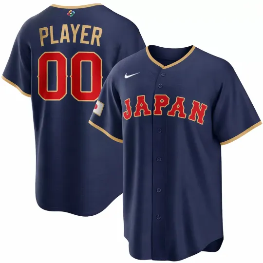 Discover Personalized World Baseball Classic 2026 Japan Navy Jersey Shirt