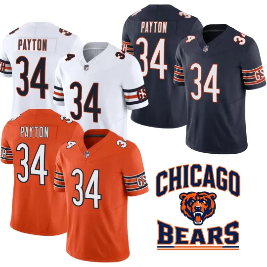 Discover Men's Bearss #34 Walter Payton  Limited Player Jersey